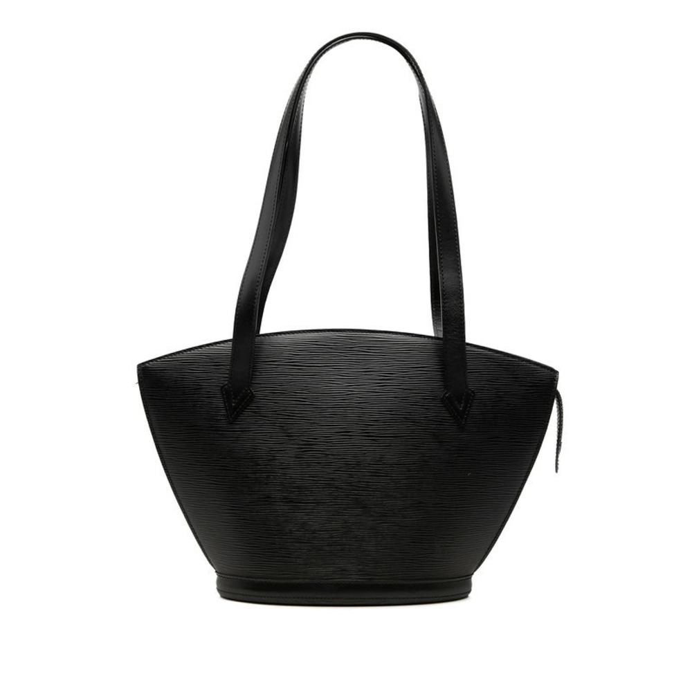 Louis Vuitton Epi Saint Jacques Handbag Tote Bag Noir Black Leather